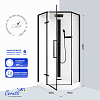 Душевая кабина Ceruttispa АМИ (AMI) P (90х90х215)