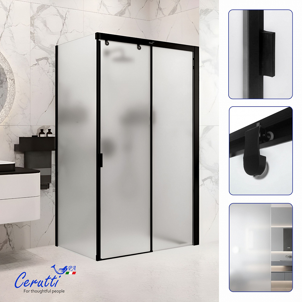 Душевое ограждение Ceruttispa МАРБЕЛЛА (MARBELLA) 120BF R (120x80x190)