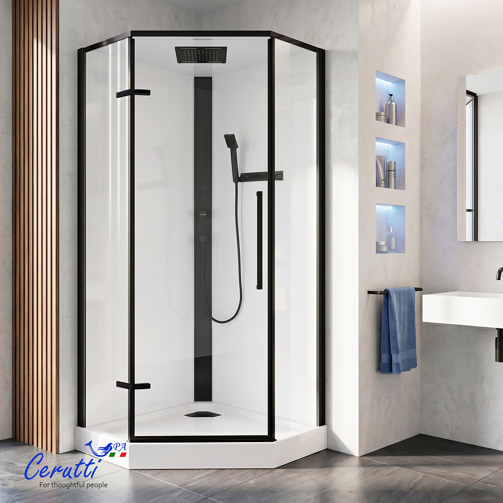 Душевая кабина Ceruttispa АМИ (AMI) P (90х90х215)