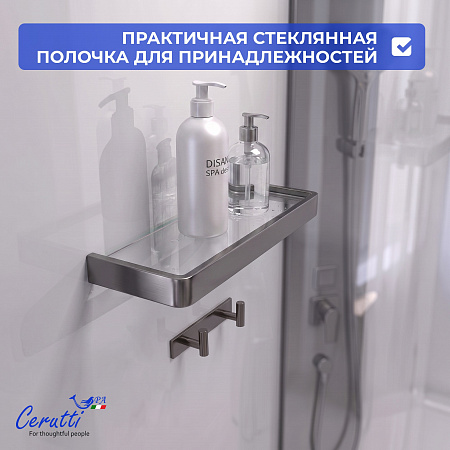 Душевая кабина Ceruttispa БЕЛЛА (BELLA) 90GG (90x90x215-225)