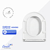 Сиденье UF дюропласт с микролифтом ADIGE, ADIGE Aria, ADIGE F, ADIGE MW, ADIGE Aria MW, TICINO Aria Ceruttispa