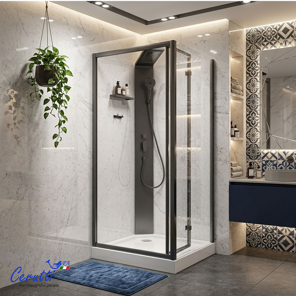 Душевая кабина Ceruttispa БЕЛЛА (BELLA) 90GG (90x90x215-225)