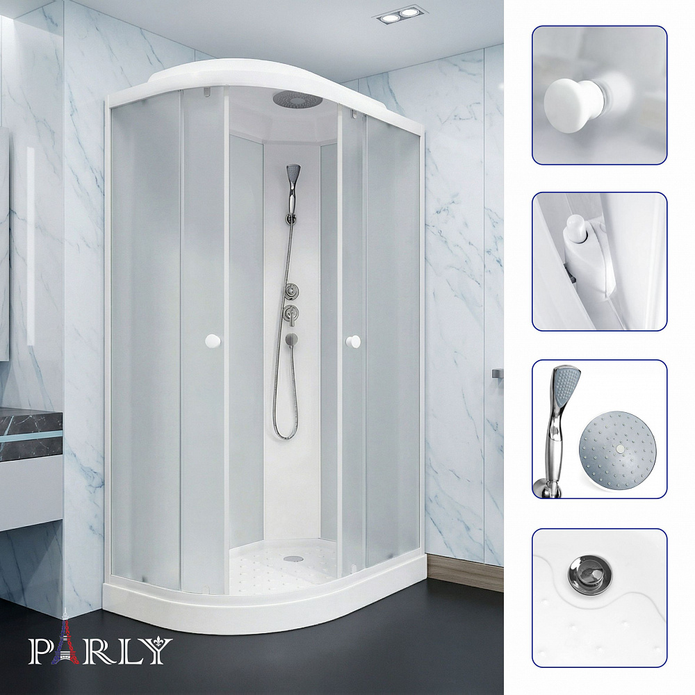 Душевая кабина PARLY EF1231R (120х80х210)