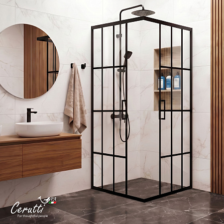 Душевое ограждение Ceruttispa МУЗА (MUZA) 90N (90x90x195)
