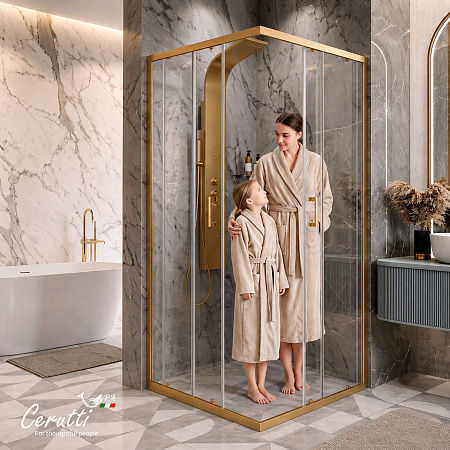 Душевое ограждение Ceruttispa АДИДЖЕ (ADIGE) 90G (90x90x190)