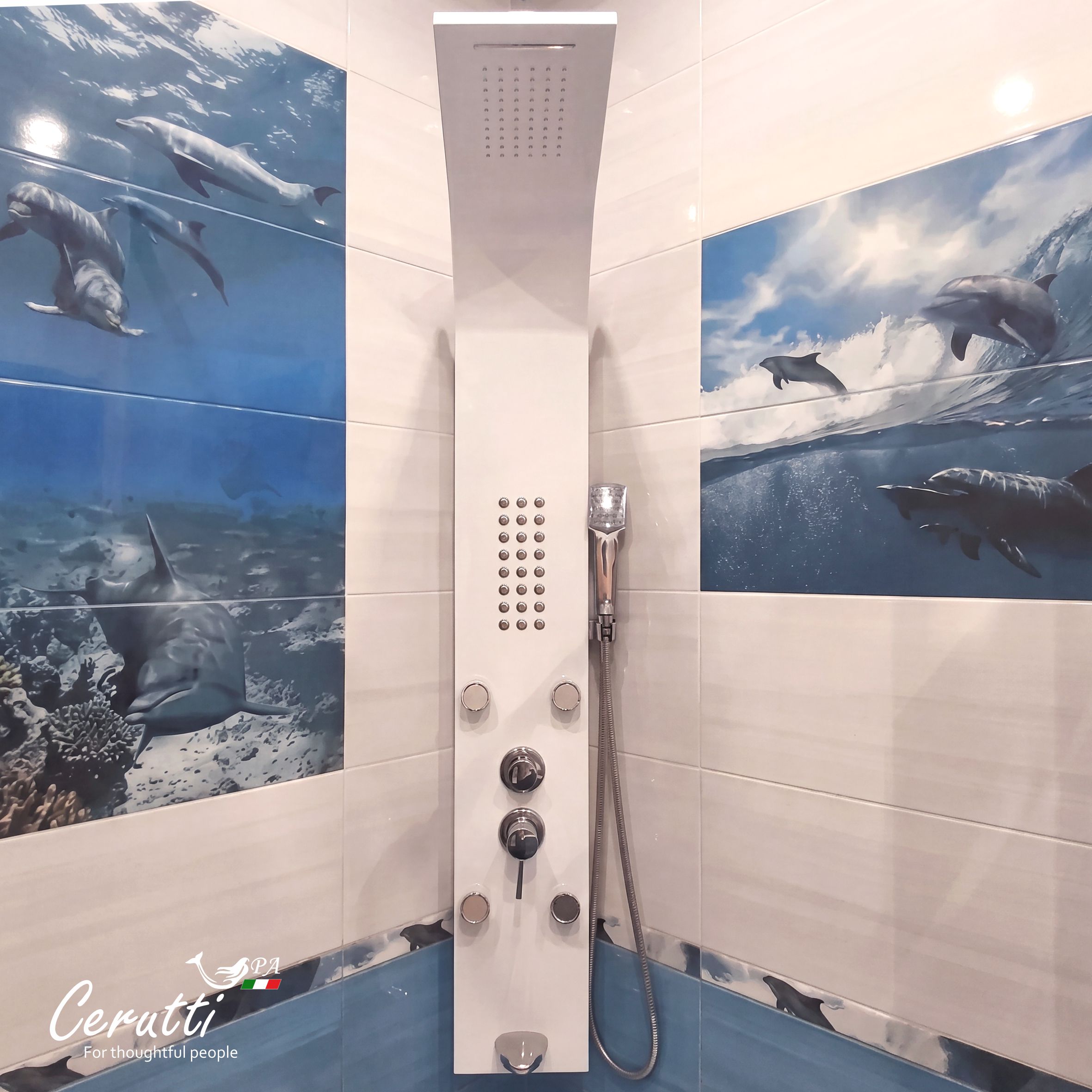В проекте применена: Душевая панель Ceruttispa ВИКТОРИЯ (VICTORIA) W CT9979