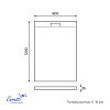 Душевой поддон Ceruttispa Q12080USW из искусственного камня (120х80x25)