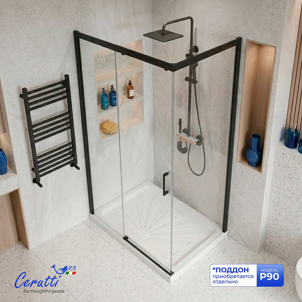 Душевое ограждение Ceruttispa ВИТО (VITO) 110B (110x80x195)