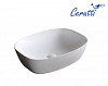 Раковина накладная Ceruttispa CR0064 (510х390х140 ) белая, прямоугольная
