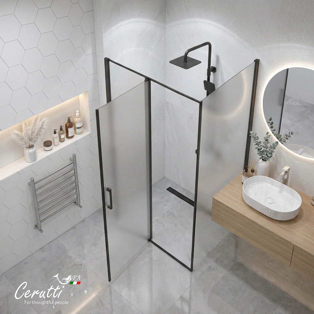 Душевое ограждение Ceruttispa АТЭНА (ATENA) 120BF L (120x90x195)