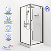 Душевая кабина Ceruttispa МАЙЕЛЛА (MAIELLA) 90GG (90x90x207) с душевой системой САЛЬВИ (SALVI)