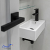 Раковина подвесная Ceruttispa CR4005R (500х260х140) белая, прямоугольная, правая