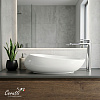 Раковина накладная Ceruttispa CR0058B (580х370х140 ) белая, смещенный овал