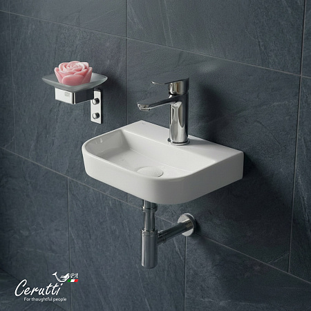Раковина подвесная Ceruttispa CR1010A (320х220х85) белая, прямоугольная
