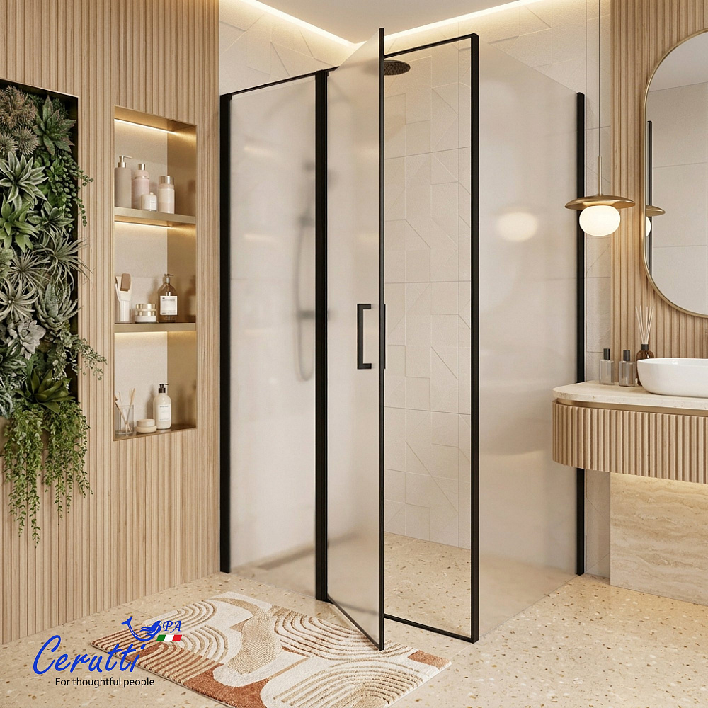 Душевое ограждение Ceruttispa АТЭНА (ATENA) 120BF L (120x90x195)