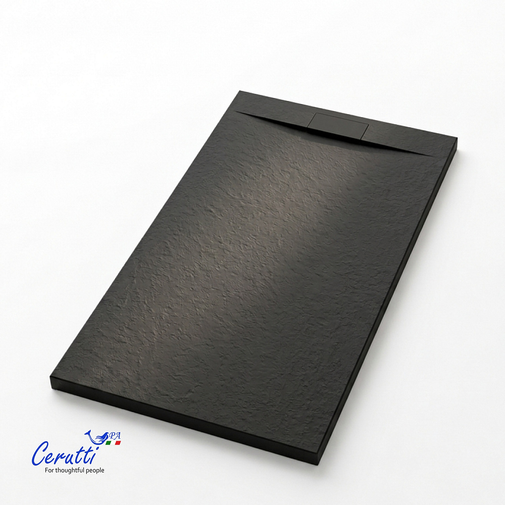 Душевой поддон Ceruttispa Q12080USB из искусственного камня (120х80x25)