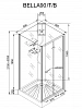 Душевая кабина Ceruttispa БЕЛЛА (BELLA) 90B (90x90x215-225)