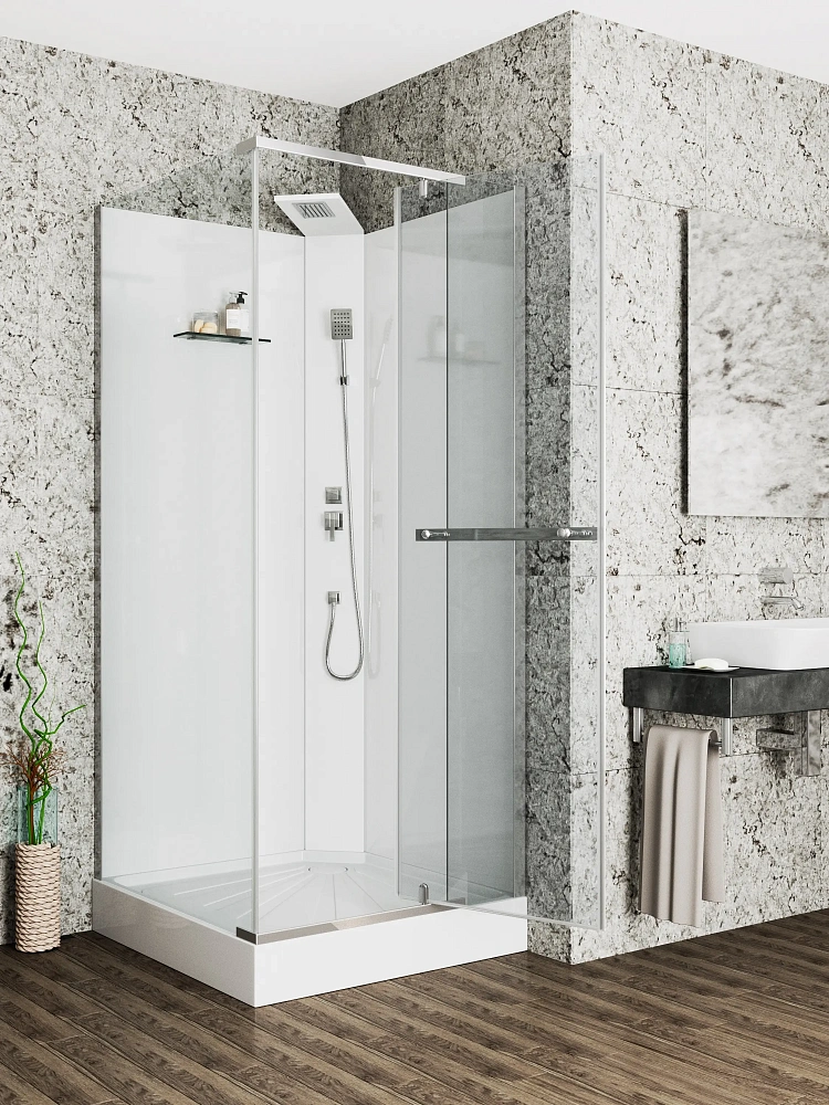 Душевая кабина Ceruttispa МИМИ (MIMI) 90T (90x90x215-225)