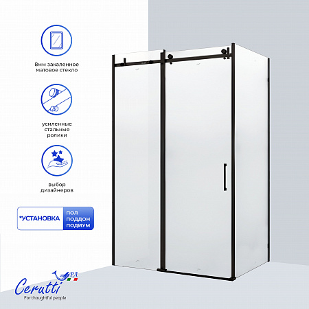 Душевое ограждение Ceruttispa ЧЕЗАС (CEZA'S) 120BF L (120x90x195)