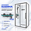Душевая кабина Ceruttispa МАЙЕЛЛА (MAIELLA) 120GG (80х120x212) с душевой системой АРРИГО (ARRIGO)