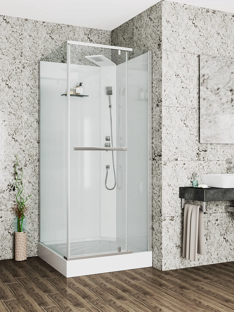 Душевая кабина Ceruttispa МИМИ (MIMI) 90T (90x90x215-225)