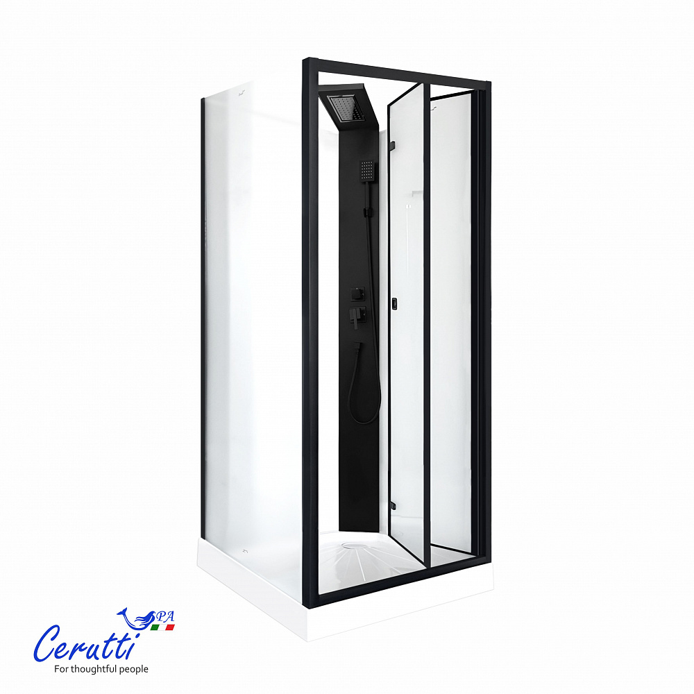 Душевая кабина Ceruttispa БЕЛЛА (BELLA) 90BF (90x90x215-225)